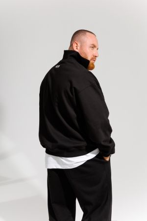 Толстовка мужская с воротником-стойкой oversize